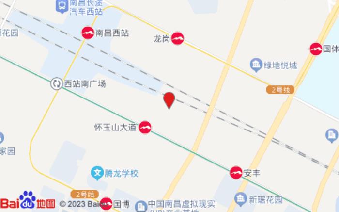 旭升快捷宾馆(南昌西站店)位置图