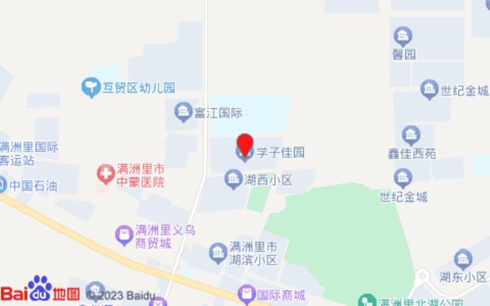 呼伦贝尔LOVE温馨家庭公寓位置图