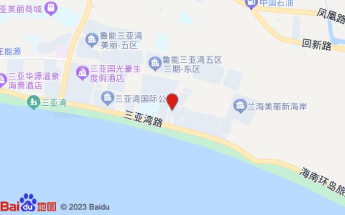 三亚金达海度假公寓位置图