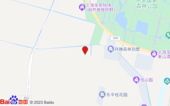崇明笃悠游民宿位置图