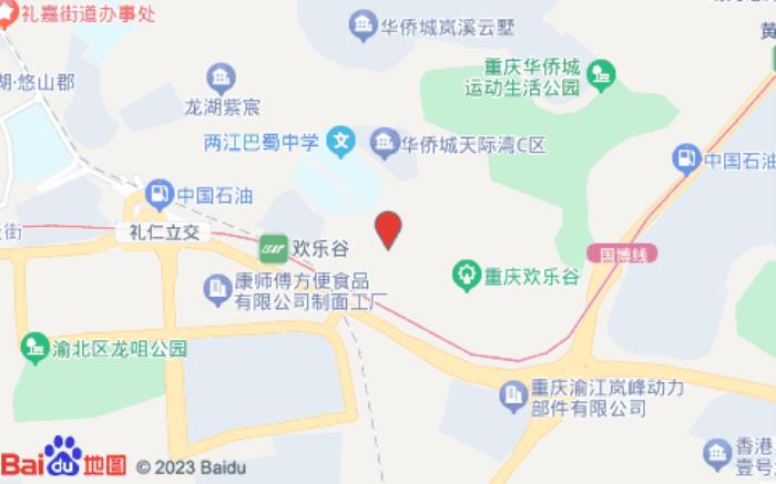 欢乐行公寓式酒店位置图