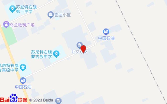 派酒店(锡林郭勒盟苏尼特右旗赛汉镇店)位置图
