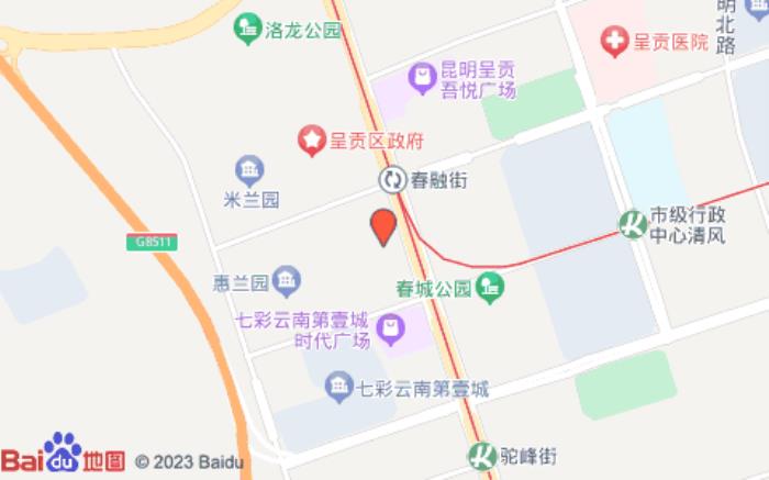 牧心栖涧酒店位置图