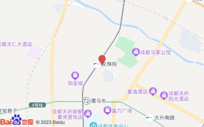 风尚轻奢定制影院公寓(文殊院地铁站店)位置图