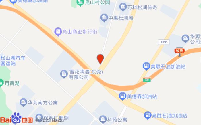 锐电竞公寓(东莞松湖城店)位置图