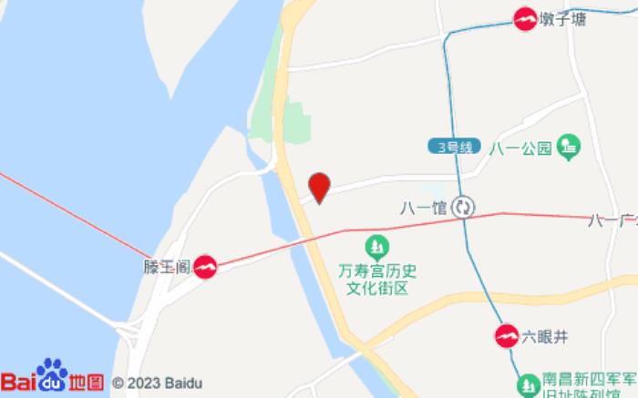 丽怡酒店(南昌滕王阁万寿宫地铁站店)位置图