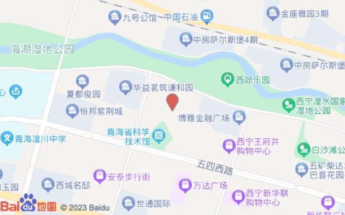 Xsoho自助HOTEL(西宁海湖店)位置图