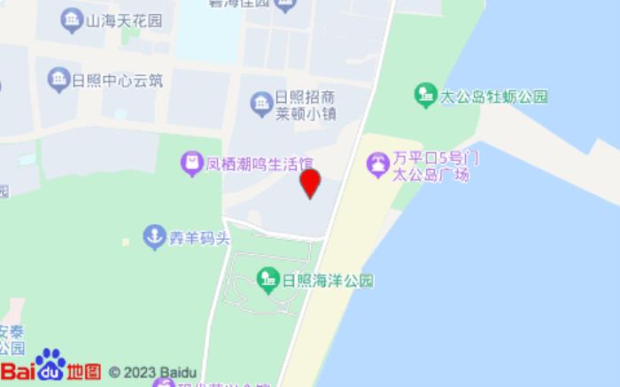 日照悠然近海酒店公寓位置图