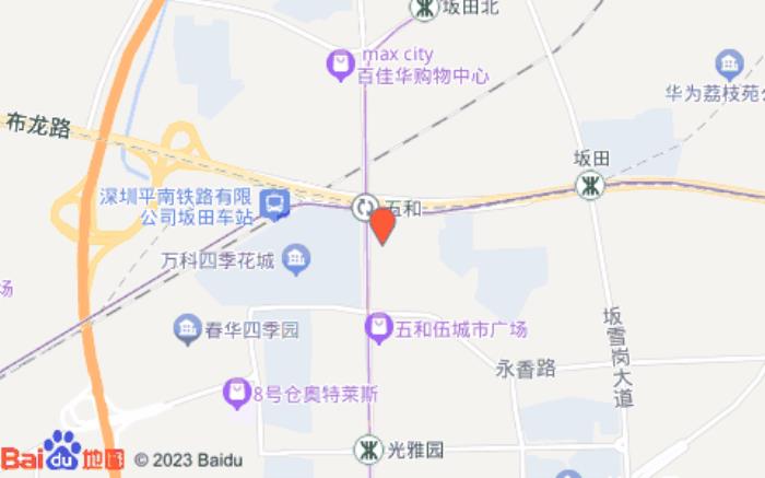 奇点公寓(五和地铁站店)位置图