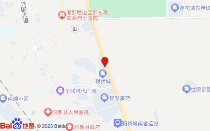 银湖宾馆(莲花湖大道店)位置图