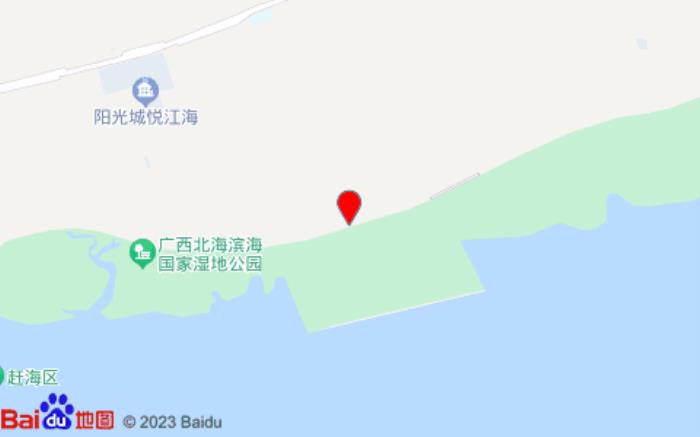 365红树林民宿(银滩店)位置图