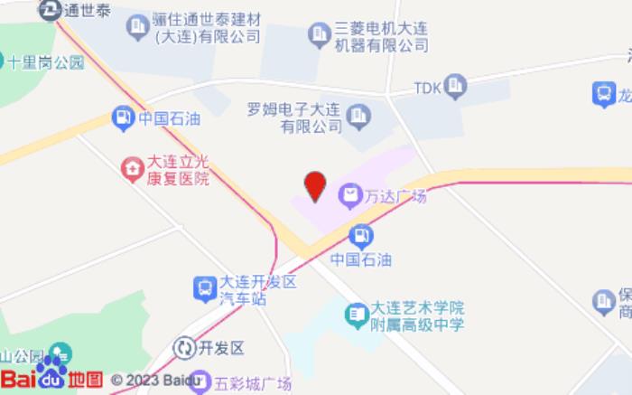 密雅公寓主题酒店(开发区万达广场店)位置图