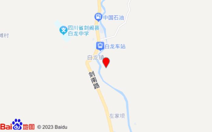 有涧民宿(剑南路店)位置图