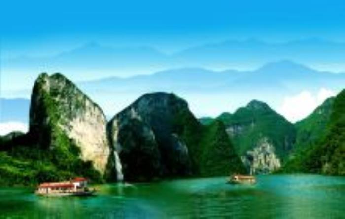 清江大峡谷-蝴蝶岩湖北景点