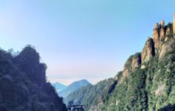 三清山外双溪索道江西景点