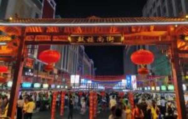 鼓楼尚街第一美食街宁夏景点