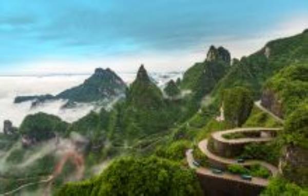 天门山通天大道湖南景点