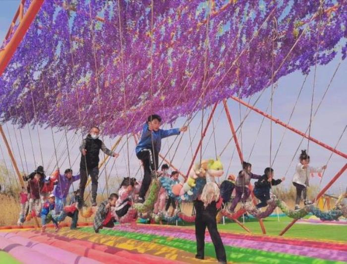 银川阅海滑草场 银川阅海滑草场