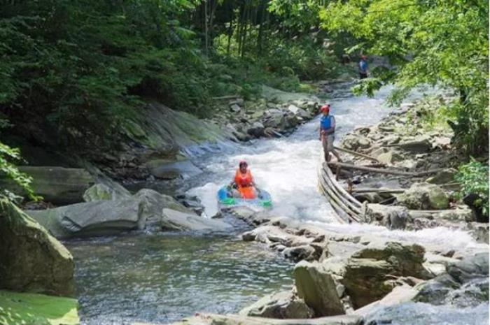 九宫山银河谷漂流 九宫山银河谷漂流