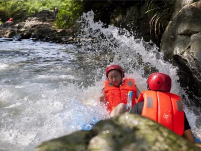 九宫山银河谷漂流 九宫山银河谷漂流